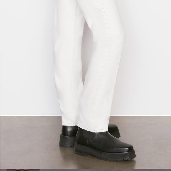 Frame Denim Le Italien True Straight Blanc Women Size  31 - Picture 3 of 14